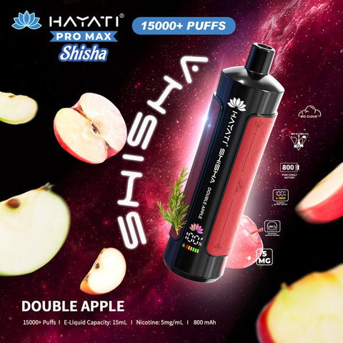 Buy Hayati Pro Max Shisha 15000 Disposable Vape at #shop_name