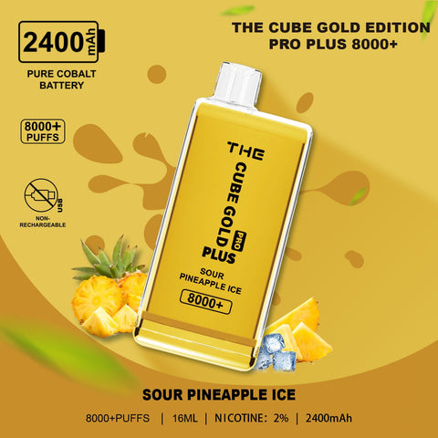 The Cube Platinum /Gold Pro Plus 8000 Disposable Vape Pod