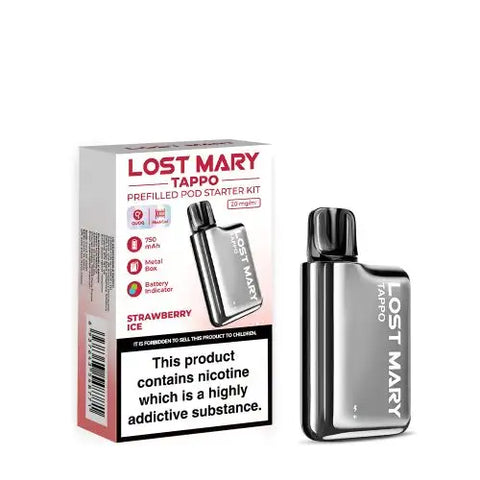 Lost Mary Tappo Prefilled Pod Vape Kit- Box of 10