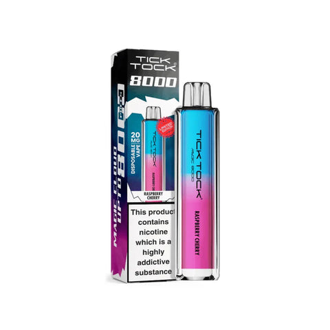 Tick Tock Magic 8000 Rechargeable Vape TPD Compliant - Box of 5