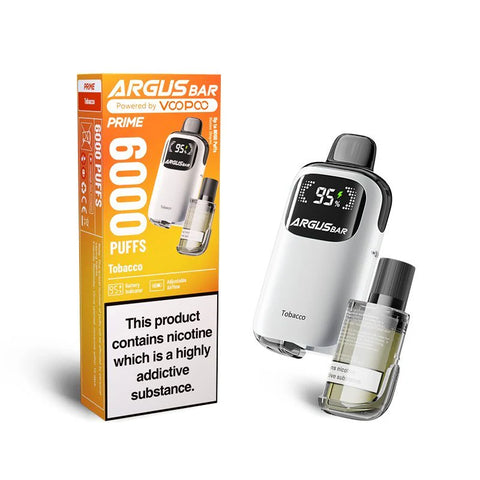 Voopoo Argus Bar Prime 6000 Disposable Vape - Box Of 5