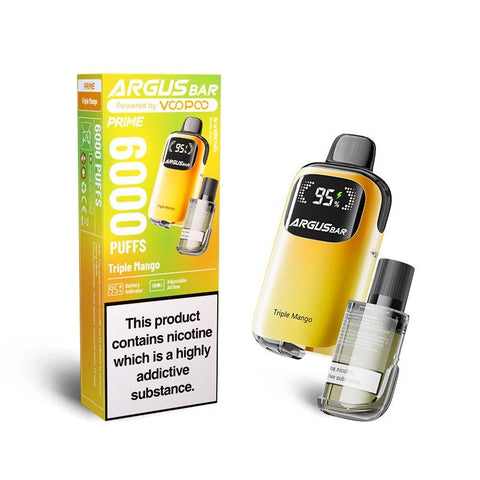 Voopoo Argus Bar Prime 6000 Disposable Vape - Box Of 5