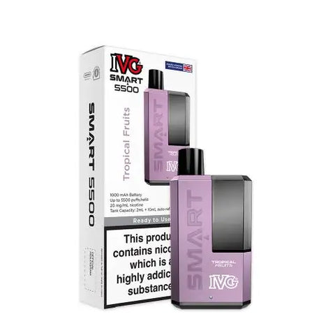 IVG Smart 5500 Refillable Rechargeable Disposable Vape Kit