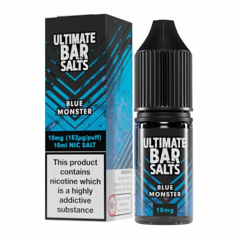 Ultimate Bar Salt 10ml E-liquids Nic Salts - Box of 10 - Blue Monster -Vape Area UK