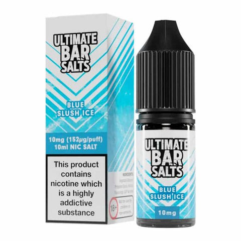 Ultimate Bar Salt 10ml E-liquids Nic Salts - Box of 10 - Blue Slush Ice -Vape Area UK