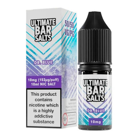 Ultimate Bar Salt 10ml E-liquids Nic Salts - Box of 10 - Dr Blue -Vape Area UK