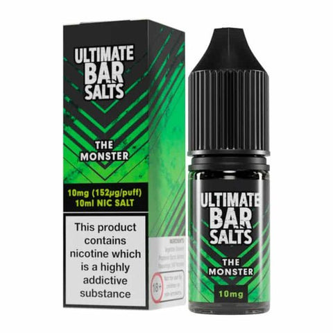 Ultimate Bar Salt 10ml E-liquids Nic Salts - Box of 10 - The Monster -Vape Area UK