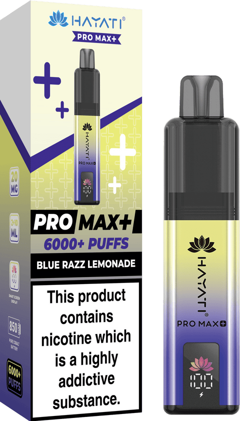 Hayati Pro Max+ 6000 Puffs Vape Kit Box of 10 - Hayati Pro Max+ 6000 Puffs Vape Kit Box of 10 - Direct Vape Wholesale