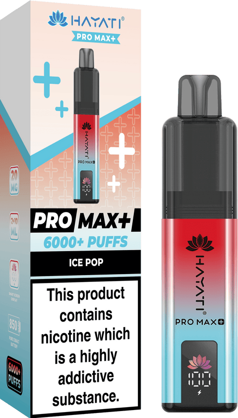 Hayati Pro Max+ 6000 Puffs Vape Kit Box of 10 - Hayati Pro Max+ 6000 Puffs Vape Kit Box of 10 - Direct Vape Wholesale