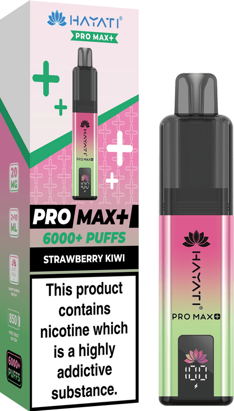 Hayati Pro Max+ 6000 Puffs Vape Kit Box of 10 - Hayati Pro Max+ 6000 Puffs Vape Kit Box of 10 - Direct Vape Wholesale