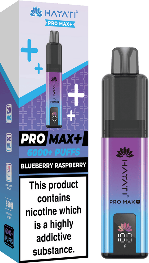 Hayati Pro Max+ 6000 Puffs Vape Kit Box of 10 - Hayati Pro Max+ 6000 Puffs Vape Kit Box of 10 - Direct Vape Wholesale