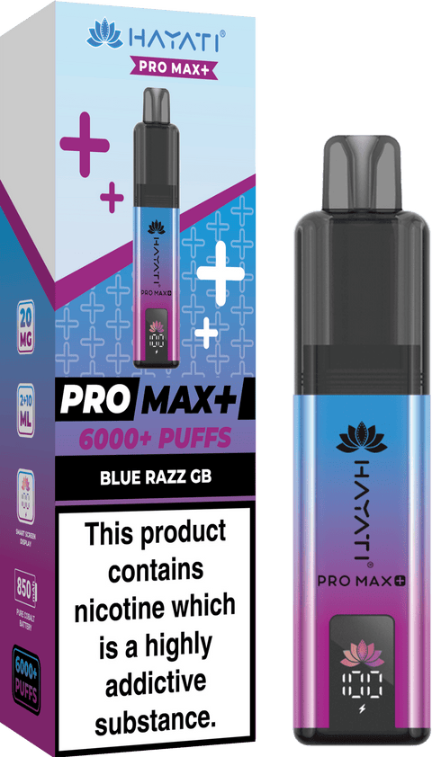 Hayati Pro Max+ 6000 Puffs Vape Kit Box of 10 - Hayati Pro Max+ 6000 Puffs Vape Kit Box of 10 - Direct Vape Wholesale