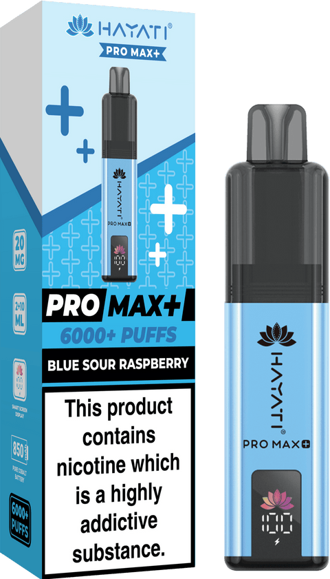 Hayati Pro Max+ 6000 Puffs Vape Kit Box of 10 - Hayati Pro Max+ 6000 Puffs Vape Kit Box of 10 - Direct Vape Wholesale