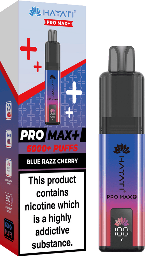 Hayati Pro Max+ 6000 Puffs Vape Kit Box of 10 - Hayati Pro Max+ 6000 Puffs Vape Kit Box of 10 - Direct Vape Wholesale