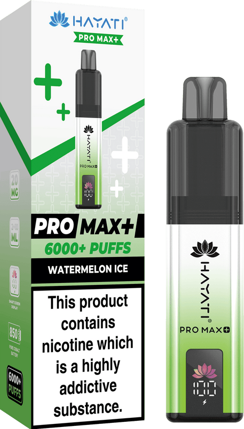 Hayati Pro Max+ 6000 Puffs Vape Kit Box of 10 - Hayati Pro Max+ 6000 Puffs Vape Kit Box of 10 - Direct Vape Wholesale