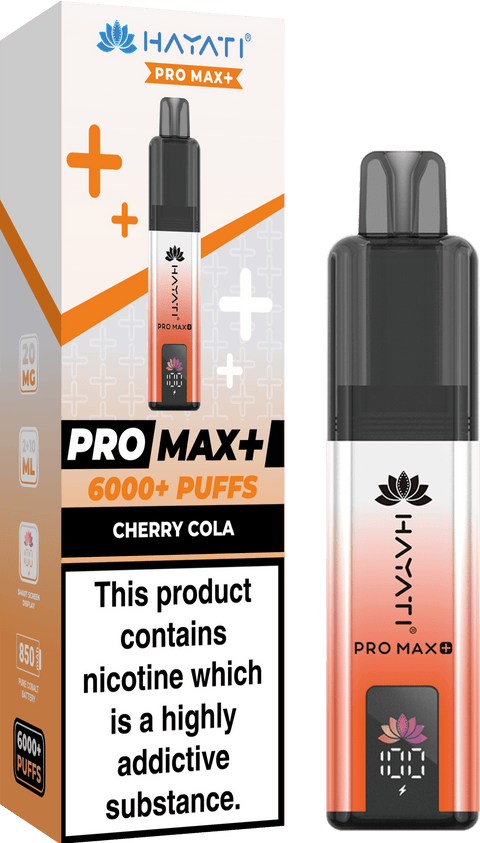 Hayati Pro Max+ 6000 Puffs Vape Kit Box of 10 - Hayati Pro Max+ 6000 Puffs Vape Kit Box of 10 - Direct Vape Wholesale