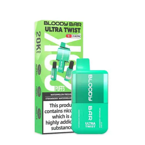 Bloody Bar Ultra-Twist 20K Disposable Vape Kit-Box of 5