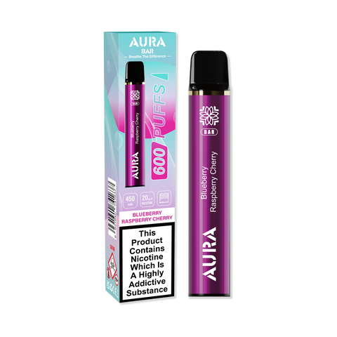 Aura Bar 600 Puffs Disposbale Vape Pod Box of 10