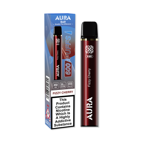 Aura Bar 600 Puffs Disposbale Vape Pod Box of 10