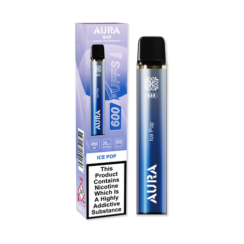 Aura Bar 600 Puffs Disposbale Vape Pod Box of 10