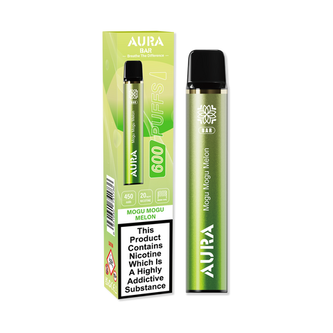 Aura Bar 600 Puffs Disposbale Vape Pod Box of 10