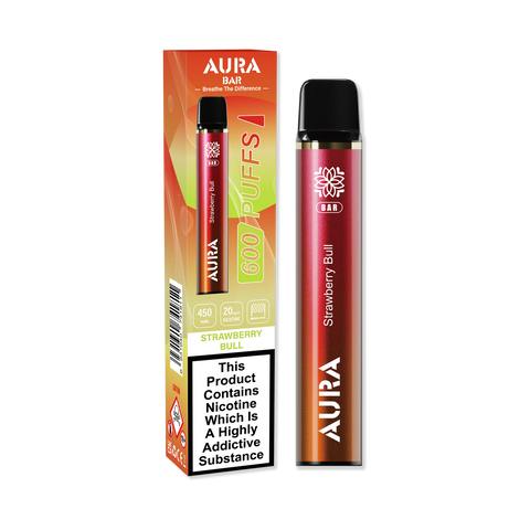 Aura Bar 600 Puffs Disposbale Vape Pod Box of 10