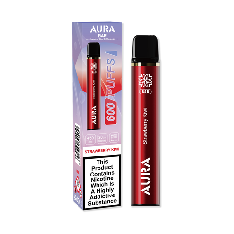 Aura Bar 600 Puffs Disposbale Vape Pod Box of 10