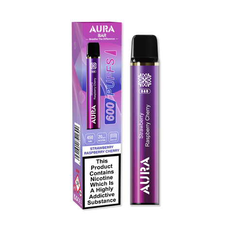 Aura Bar 600 Puffs Disposbale Vape Pod Box of 10