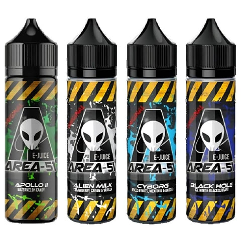 Area 51 E Liquid Shortfill 50ml - Vapeareawholesale