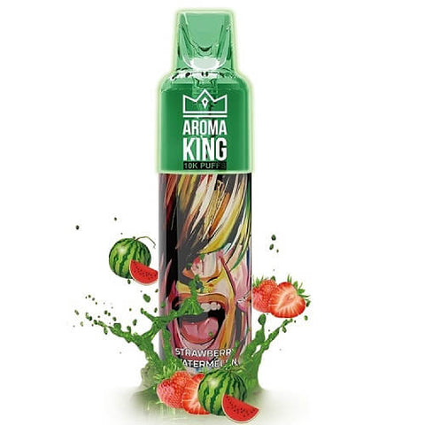 Aroma King 10000 Disposable Vape Pod Puff Bar Device - Strawberry Watermelon -Vape Area UK