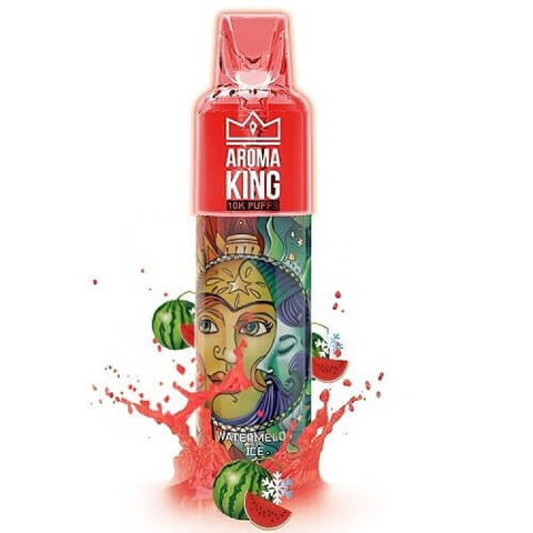 Aroma King 10000 Disposable Vape Pod Puff Bar Device - Watermelon Ice -Vape Area UK