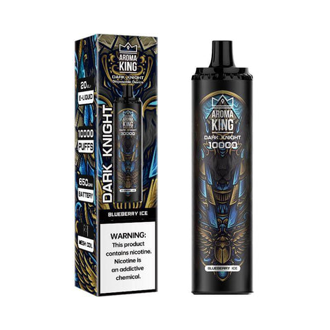 Aroma King Dark Knight 10000 Disposable Vape Puff Pod Device - Blueberry Ice -Vape Area UK