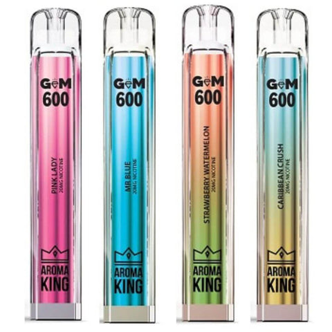 Aroma King Gem 600 Disposable Vape Pod Puff Bar Device - Aloe Cucumber -Vape Area UK