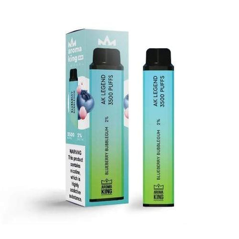 Aroma King Legend 3500 Disposable Vape Pod Puff Bar Device - Blueberry Bubblegum -Vape Area UK