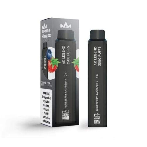 Aroma King Legend 3500 Disposable Vape Pod Puff Bar Device - Blueberry Raspberry -Vape Area UK