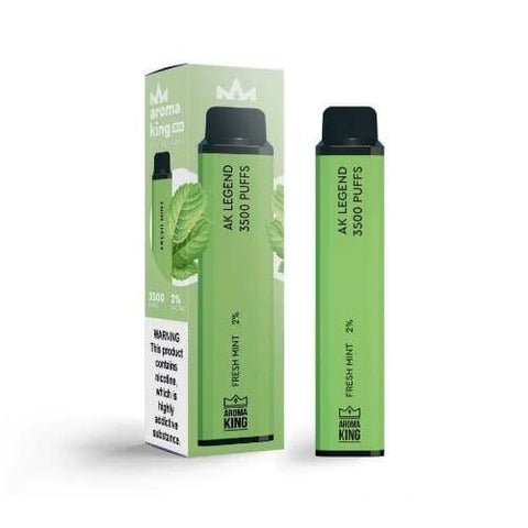 Aroma King Legend 3500 Disposable Vape Pod Puff Bar Device - Fresh Mint -Vape Area UK