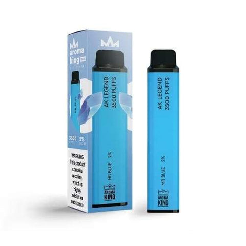 Aroma King Legend 3500 Disposable Vape Pod Puff Bar Device - Mr Blue -Vape Area UK