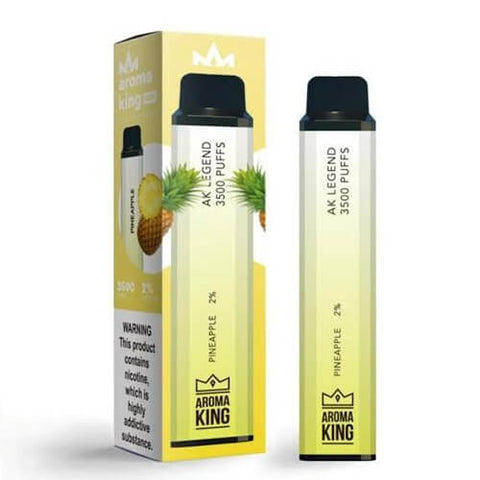 Aroma King Legend 3500 Disposable Vape Pod Puff Bar Device - Pineapple -Vape Area UK