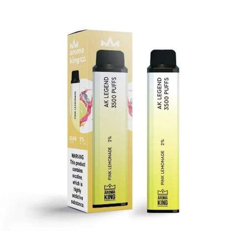 Aroma King Legend 3500 Disposable Vape Pod Puff Bar Device - Pink Lemonade -Vape Area UK