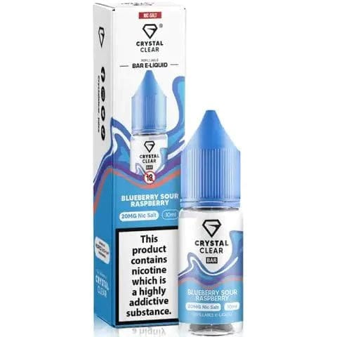 Crystal Clear Nic Salts 10ml Box of 10 - Vapeareawholesale