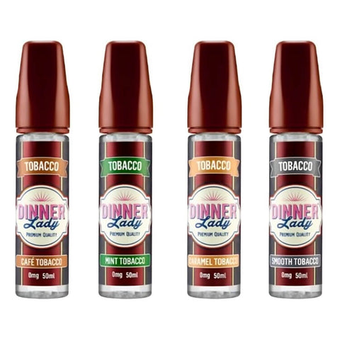 Dinner Lady Tobacco 50ml Shortfill - Vapeareawholesale