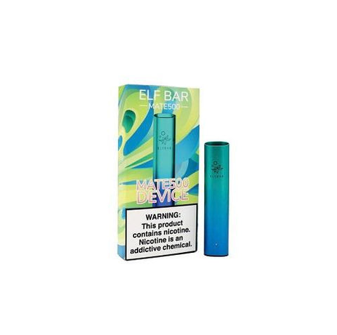 Elf Bar MATE 500 Puff Vape Pod Kit- 20MG - Aurora Blue -Vape Area UK