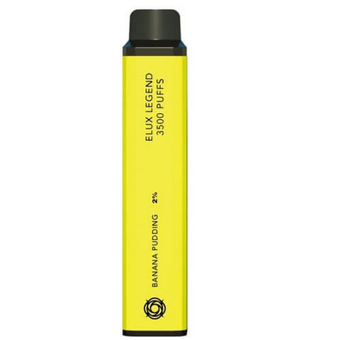 ELUX Legend 3500 Disposable Vape Pod Puff Bar Device - 20mg Nicotine - Banana Pudding -Vape Area UK