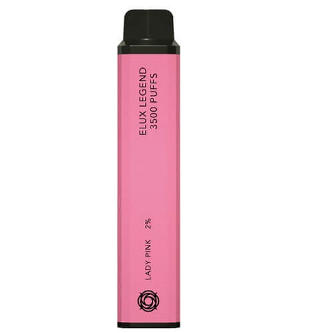 ELUX Legend 3500 Disposable Vape Pod Puff Bar Device - 20mg Nicotine - Lady Pink -Vape Area UK