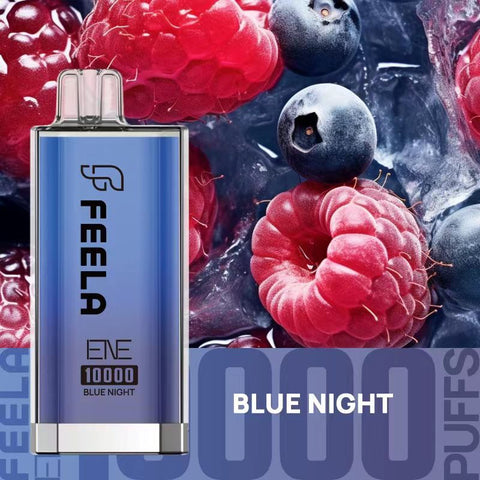 Feela ENE/Elux 10000 Disposable Vape Puff Pod Box of 10 - Blue Night -Vape Area UK