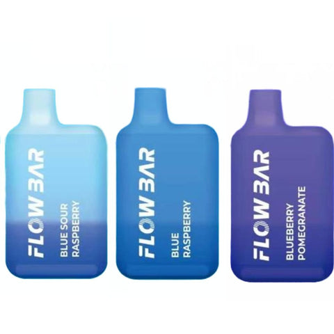 Flow Bar 6000 Disposable Vape Pod Puff Bar Device - 0mg - Blueberry -Vape Area UK