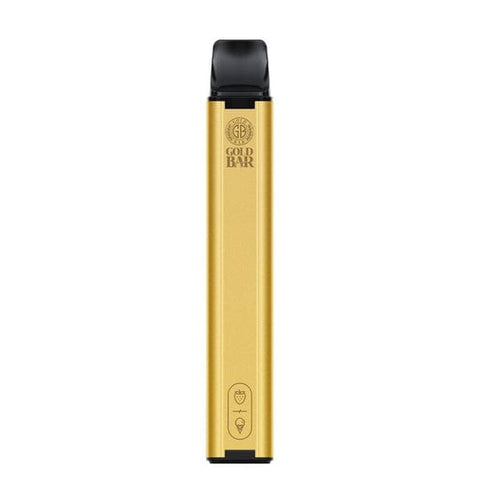 Gold Bar 600 Disposable Vape Puff Bar Pod Pen - Lemon Ice -Vape Area UK