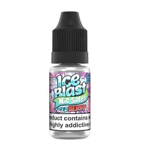 Ice Blast E-Liquid Nic Salt 10ml - Pack of 10 - Ice Berry -Vape Area UK