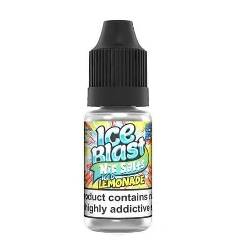 Ice Blast E-Liquid Nic Salt 10ml - Pack of 10 - Iced Lemonade -Vape Area UK