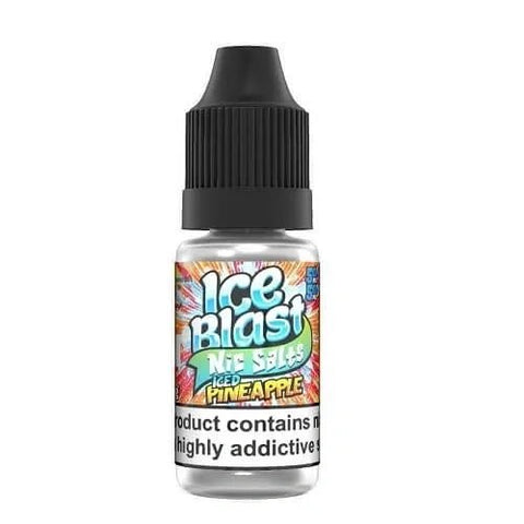 Ice Blast E-Liquid Nic Salt 10ml - Pack of 10 - Iced Pineapple -Vape Area UK